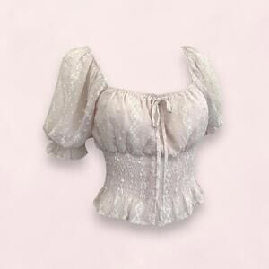 Forever 21 puffed sleeve shirt